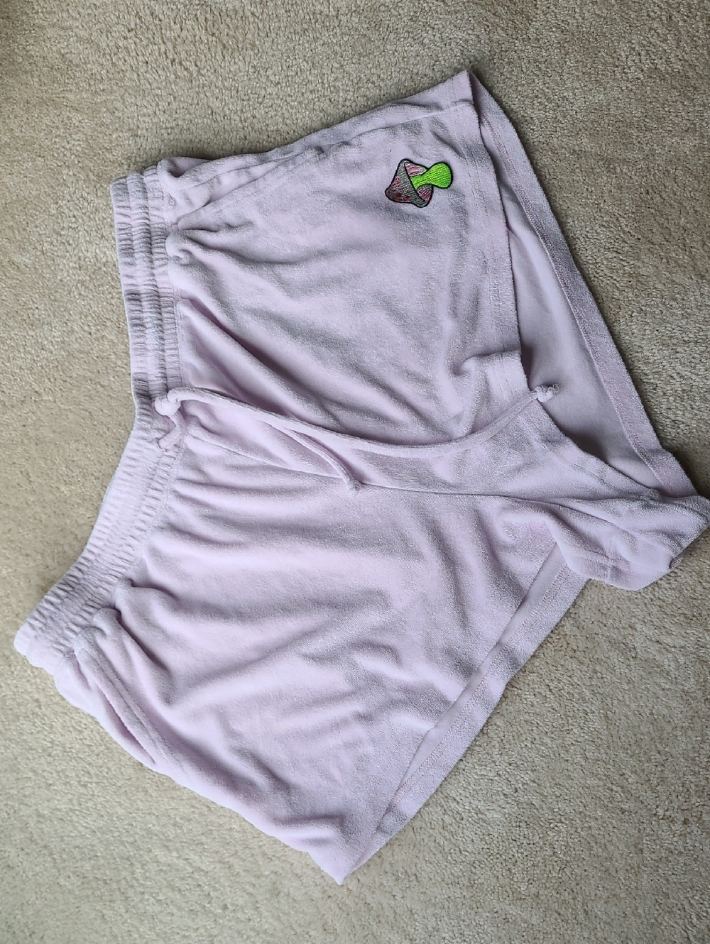 Fabletics Light Pink Terry  Short